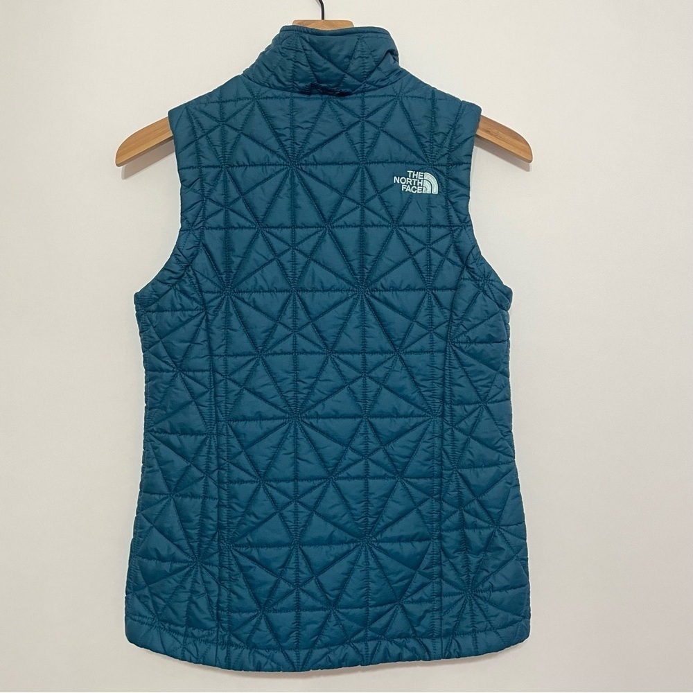 The North Face Women's Turquoise Quilted Vest Size XS - Picture 4 of 8